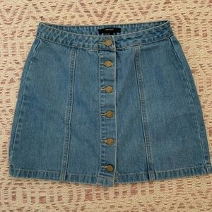 Denim skirt